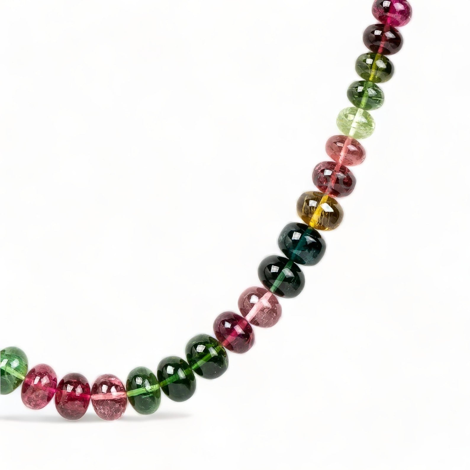 tourmaline beaded necklace